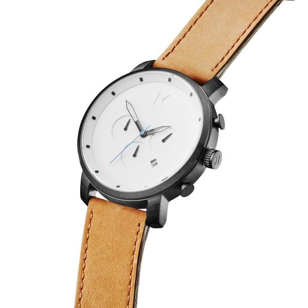 White Black Tan Watch