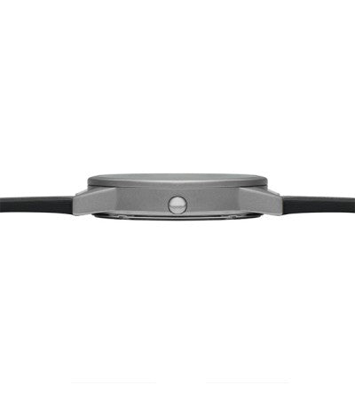Classic Black Silver Watch