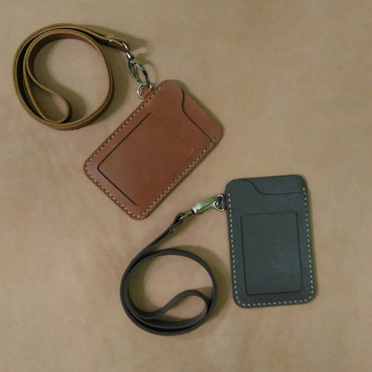 Card holder with strips