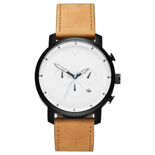 White Black Tan Watch