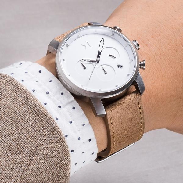 Classic White Caramel Watch
