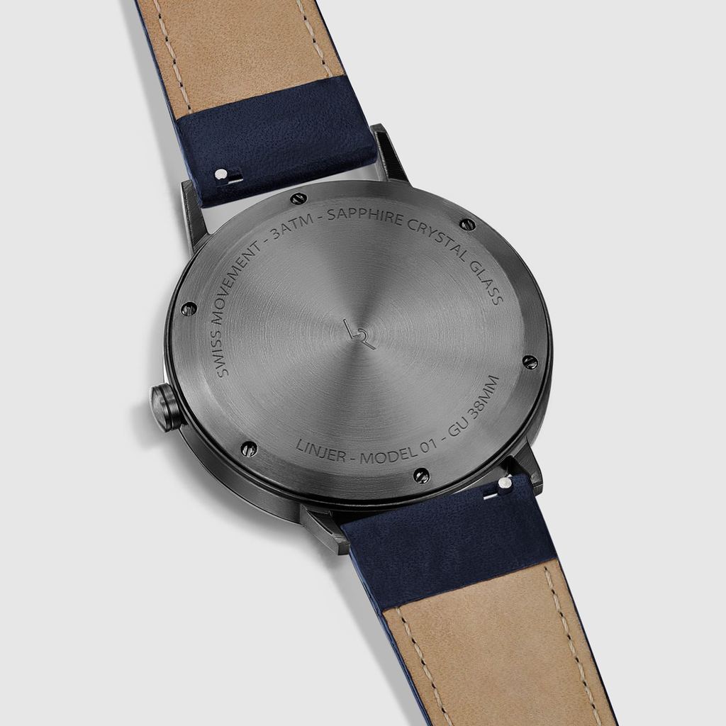 Gunmetal/Navy Watch