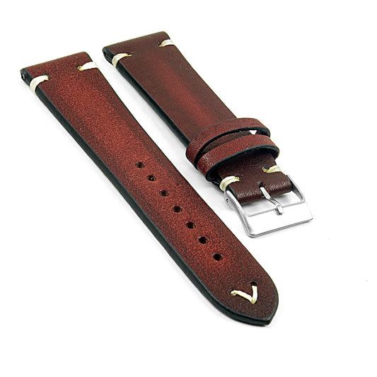 Brown watch strap